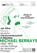 150 Jahre Neuere deutsche Literaturwissenschaft – Veranstaltungen am 02.05. und 11.07. 